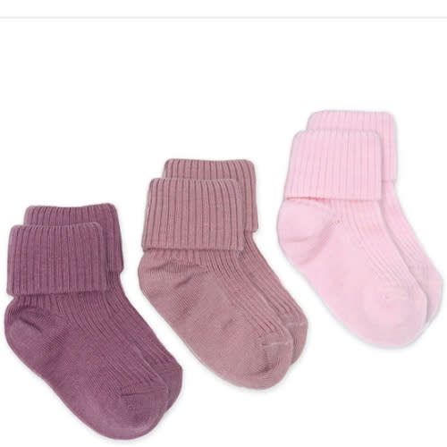 Wool Socks, Baby and Toddler, Pink & Rose