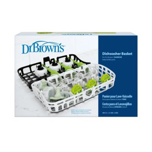 Dr. Brown's Dishwasher Basket for Small Baby Bottle Parts, Pacifiers, Accessories, Black, 1-Pack
