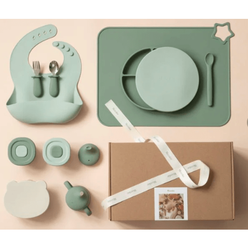 First Bites Gift Set (Sage/Mint)