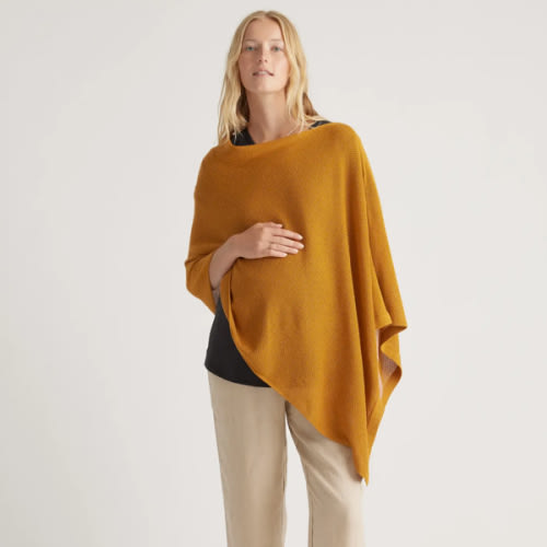 Lightweight Cotton Cashmere Nursing Shawl