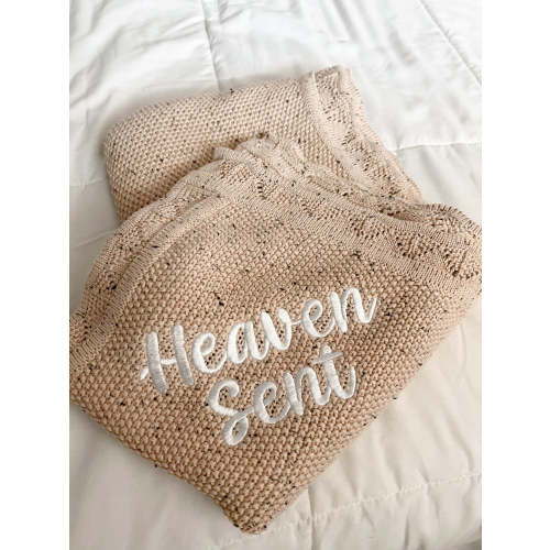 Heaven Sent Knit Blanket – OUR HOUSE ABOVE