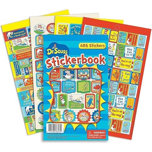 Eureka Dr. Seuss Awesome Sticker Books