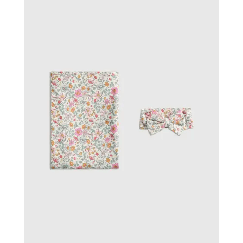 Bamboo Swaddle and Bow Set