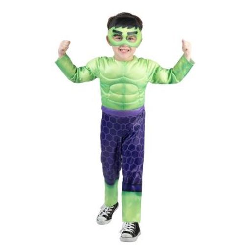 Marvel Toddler Deluxe Hulk Halloween Costume 3T-4T