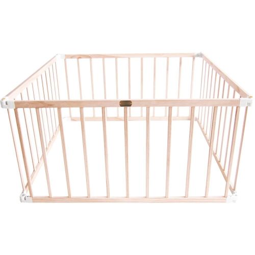 Tikk Tokk Little Boss Square Timber Playpen Natural