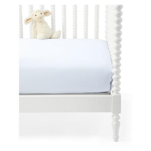 Essential Sateen Crib Sheet | Serena and Lily
