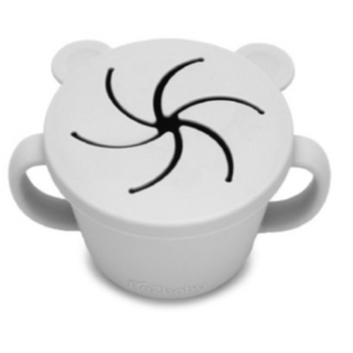 Tasse à Collation en Silicone - Gris - RaZbaby – Aux petits trésors Magog