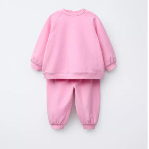 SWEATSHIRT AND JOGGER PANTS SET - Mid-pink | ZARA United States
