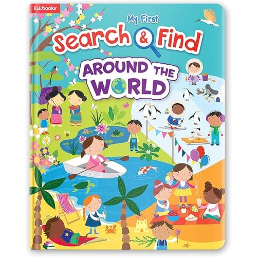 My First Search & Find Around the World Board book – January 1, 2016