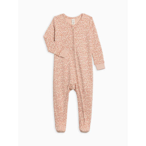 Organic Zip Sleeper - Zinnia Floral / Ballet / 0-3M