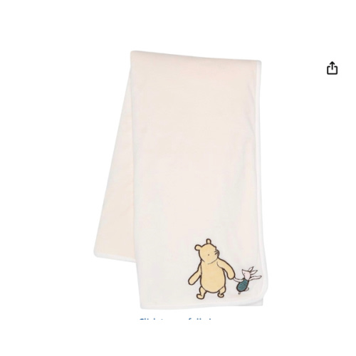 Storytime Pooh Baby Blanket