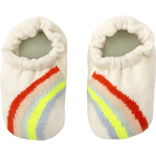 Rainbow Baby Booties - Meri Meri Shoes & Booties | Maisonette