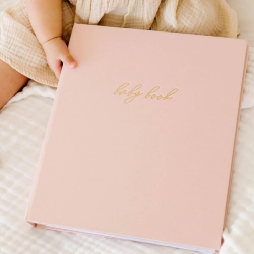 First Year Baby Memory Book - Pink