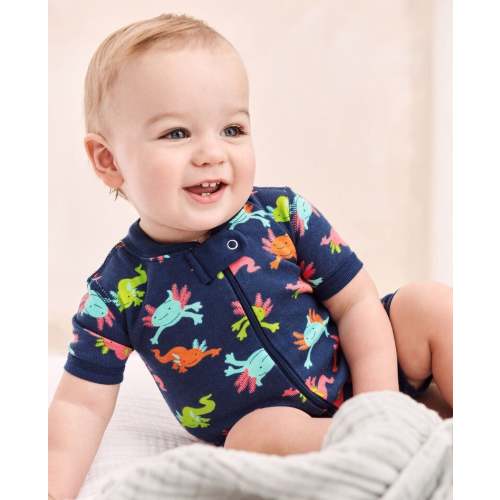 Baby 2-Way Zip Shortie Sleeper | Hanna Andersson