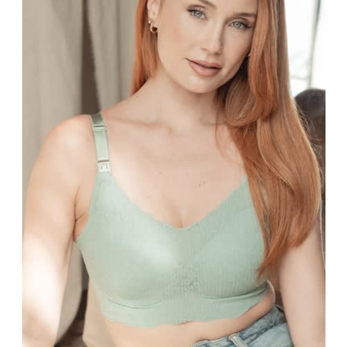 Sea Glass Lace Nursing Bra