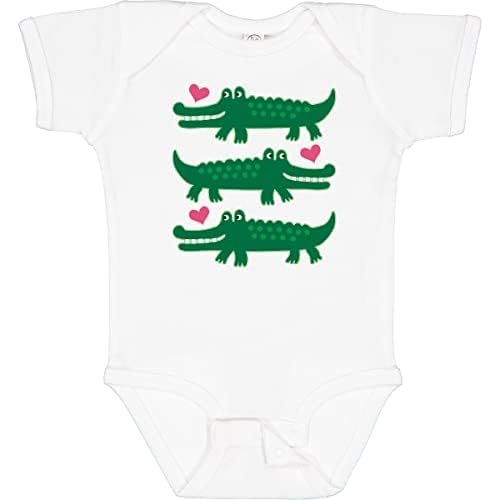 inktastic Alligator Crocodile Reptile Baby Bodysuit