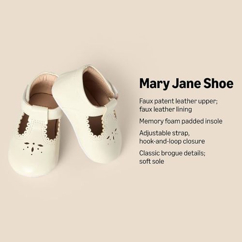 Amazon Essentials x Sofia Grainge Toddlers and Baby Girls’ Non-Slip Mary Jane Shoes
