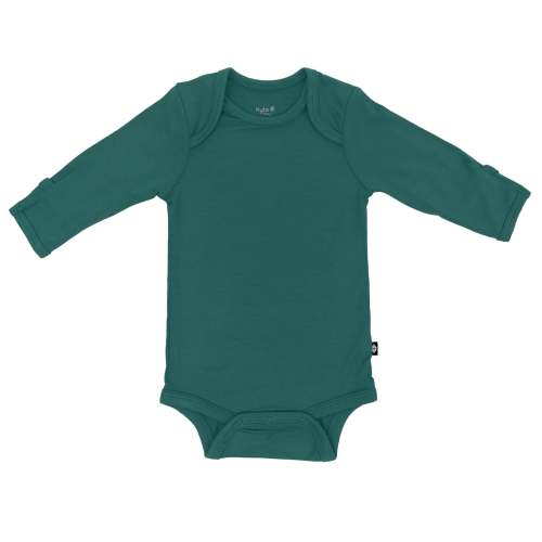 Long Sleeve Bodysuit in Emerald | Infant Bodysuit | Kyte Baby