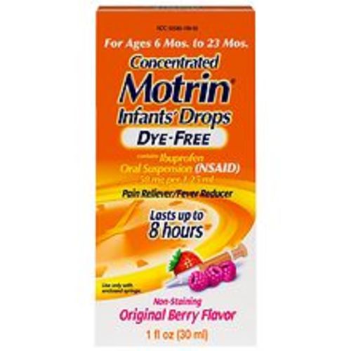 Infants' Motrin Liquid Medicine Drops With Ibuprofen Berry