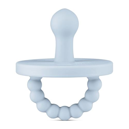 Ryan & Rose Cutie PAT Pacifier Teether (Bulb, Blue)