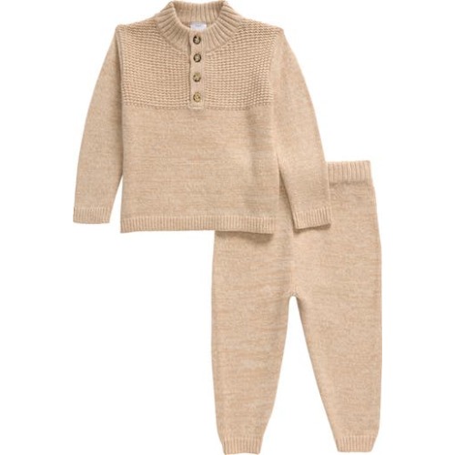 Mock Neck Sweater & Pants Set