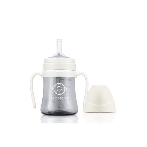 Grosmimi PPSU Straw Cup - 6oz (6 Months+) White 6oz