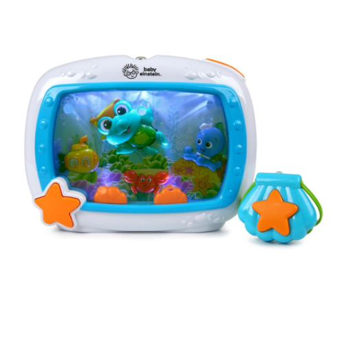 Baby Einstein Sea Dreams Soother Musical Crib Toy and Sound Machine, Newborn and up