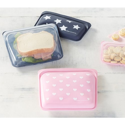 Stasher™ Silicone Reusable Sandwich & Snack Bag | Food Storage | Pottery Barn Kids
