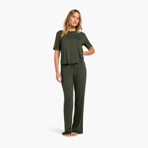 Pajama Set | Darkest Olive