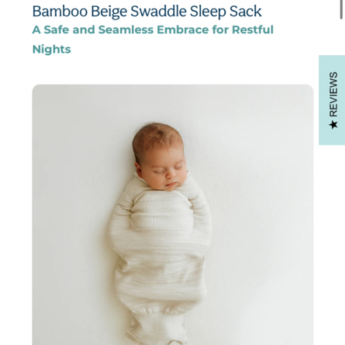 Bamboo Beige Swaddle Sleep Sack – Swaddelini