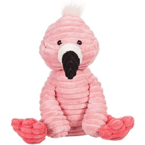 Apricot Lamb Toys Plush Corduroy Flamingo Stuffed Animal Soft Cuddly Perfect for Child (Corduroy Flamingo)