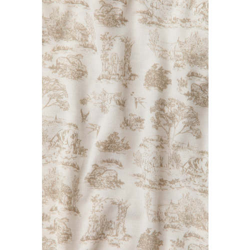 Ecru Toile Crib Sheet
