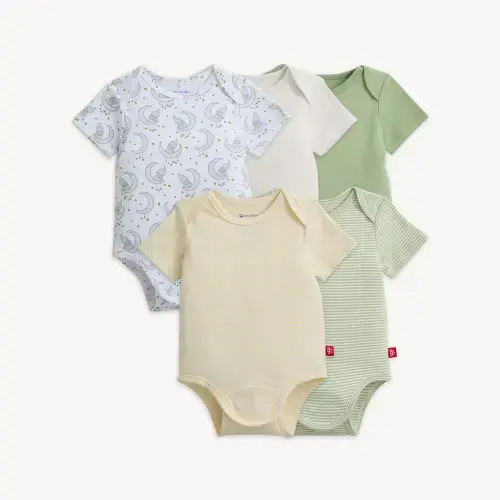 Magnetic 5-Pack Bodysuit | 3-6M