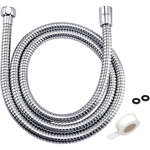Klabb Shower Hose 96 inches Extra Long Shower Hose Extension Klabb Stainless Steel Shower Head Hose Extra Long Flexible and Durable with Brass Insert and Nut