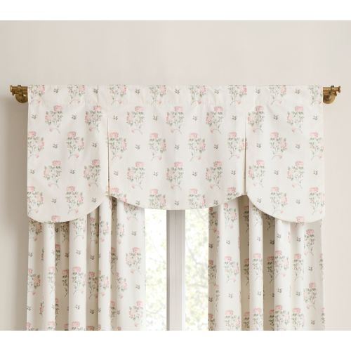Bria Hammel Rose Window Valance & Curtains | Pottery Barn Kids
