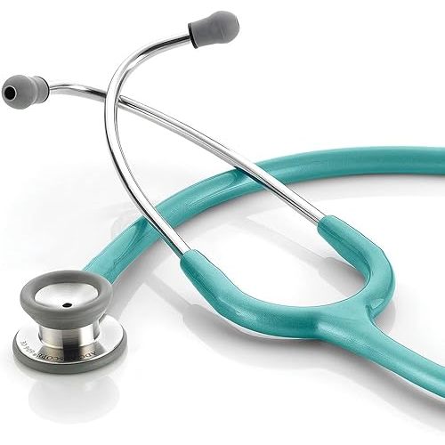 ADC - 604MCA Adscope 604 Pediatric Clinician Stethoscope, 30.5 inch Length, Metallic Caribbean