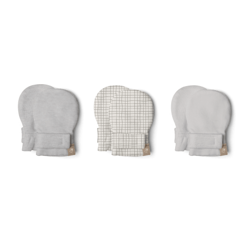 STAY ON 3-PACK MITTS | STORM GRAY + GRIDLOCK + DESERT MIST
