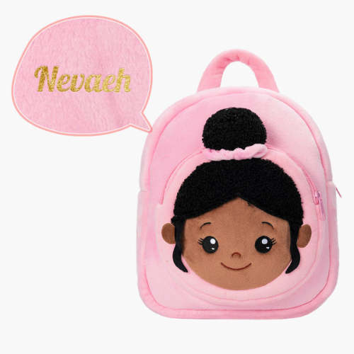 Black Girl Backpack, Personalized Toddler Backpack, Little Baby Backpack | Ifrodoll