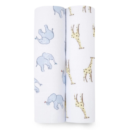 aden + anais Cotton Muslin Swaddle — Safari