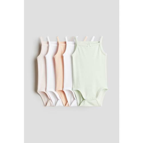 5-PACK COTTON BODYSUITS
