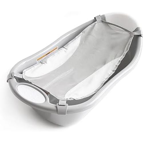 Regalo Baby Basics Infant Bath Tub, Includes Air Mesh Sling, Adjustable As Your Baby Grows, Drying Hook for Easy Clean