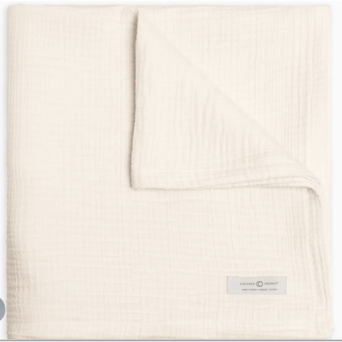 Muslin Swaddle Blanket - Ivory