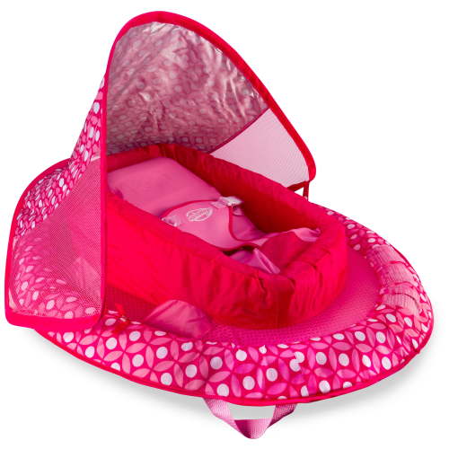 SwimWays Infant Baby Spring Float - Pink Flower