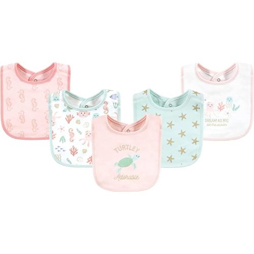 Hudson Baby Unisex BabyCotton Bibs