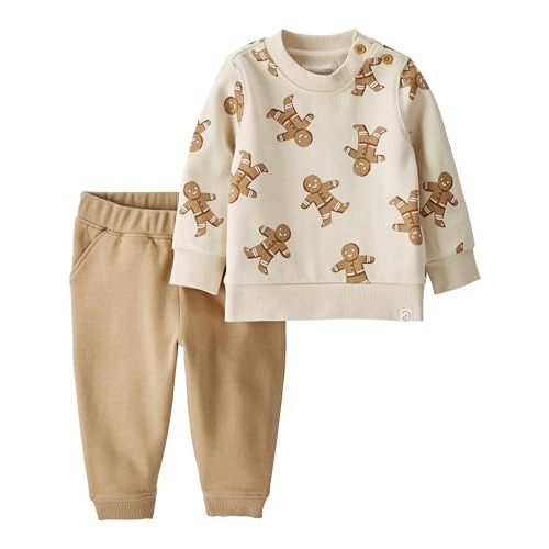 little planet by carter's unisex-baby 2-piece Pants Set Made With Organic Cotton