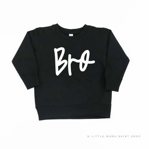 Bro - Cursive - Child Sweater