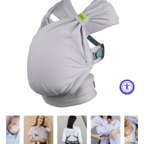 Boba Bliss Baby Wrap Carrier in Gray – Boba Inc.