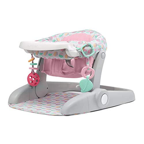 Summer Infant Learn-to-Sit Stages 3-Position Floor Seat, Sweet-and-Sour Pink