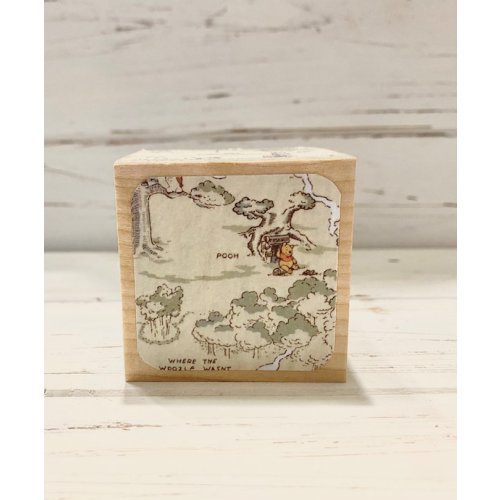 100 Acre Wood Nursery Decor Gender Neutral Wooden Baby Blocks Vintage Winnie the Pooh Baby Shower Decor Table Decor 2 Inch - Etsy