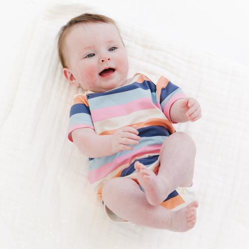 big multi stripe pink cloudstretch™ magnetic bodysuit – Magnetic Me